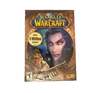 World Of Warcraft PC Game DVD-ROM With Game Manual & Box video gaming
